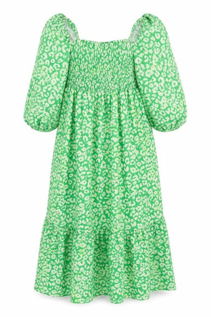 New Look Green Animal Print Maternity Dress 10