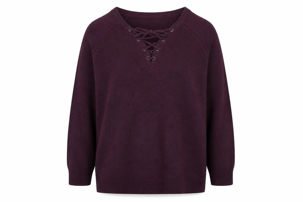 Womens UK Size L CAPSULE Purple Pullover Jumper