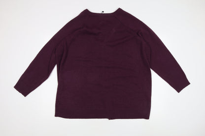 Womens UK Size L CAPSULE Purple Pullover Jumper