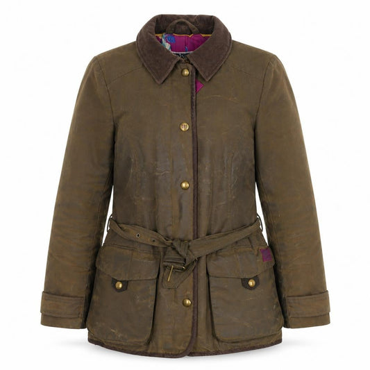 Womens UK Size 10 Joules Brown Overcoat