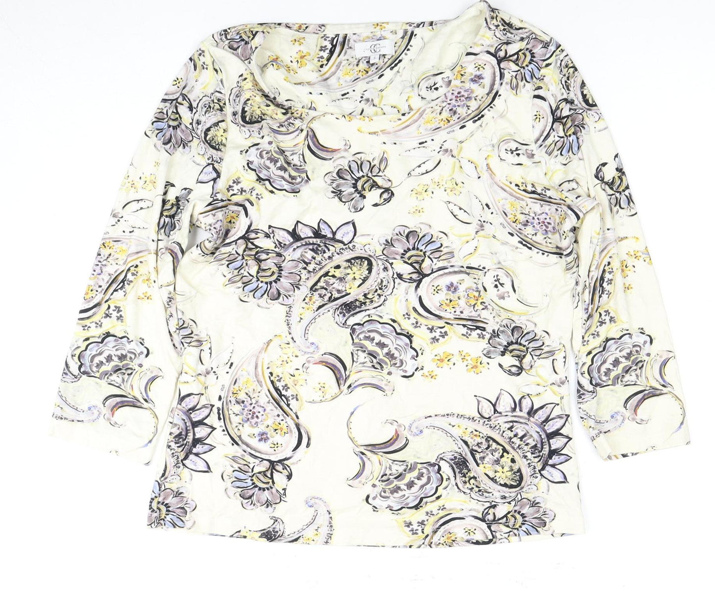 Womens UK Size S Country Casuals Multicoloured Basic Blouse