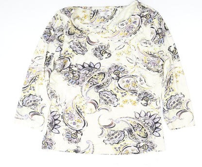 Womens UK Size S Country Casuals Multicoloured Basic Blouse