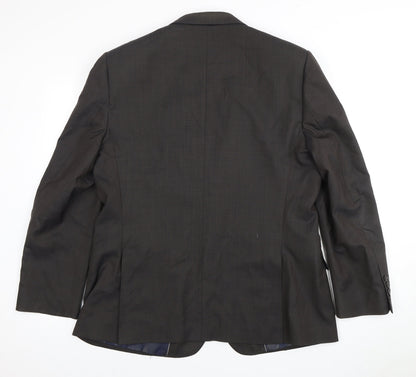 Mens UK Size 42 Marks and Spencer Regular Brown Suit Jacket