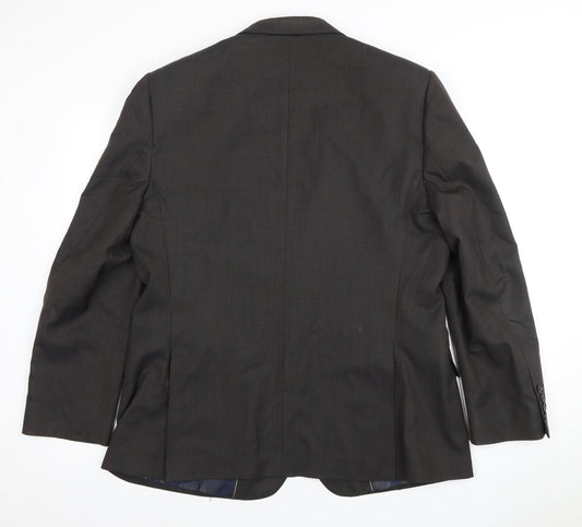 Mens UK Size 42 Marks and Spencer Regular Brown Suit Jacket