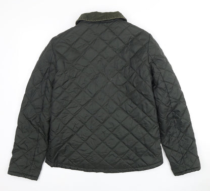 2bya Island Women's Green Quilted Jacket Size 10