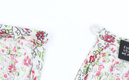 Womens UK Size XS Zara Multicoloured Basic Blouse