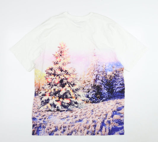 Next Men's Multicoloured Christmas T-Shirt XL
