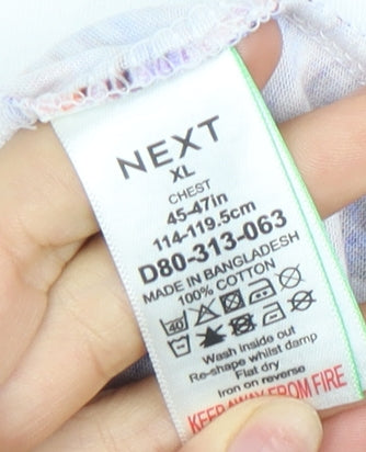 Next Men's Multicoloured Christmas T-Shirt XL