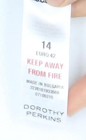 Dorothy Perkins Women's Black Dress Size 14