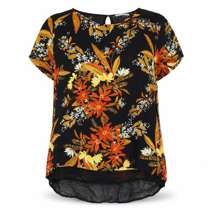 Womens UK Size 18 Marks and Spencer Multicoloured Basic Blouse