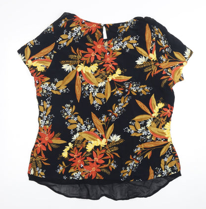 Womens UK Size 18 Marks and Spencer Multicoloured Basic Blouse
