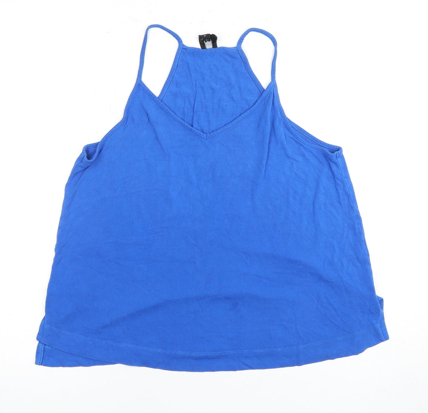 River Island Women's Blue V-Neck Camisole Tank 14