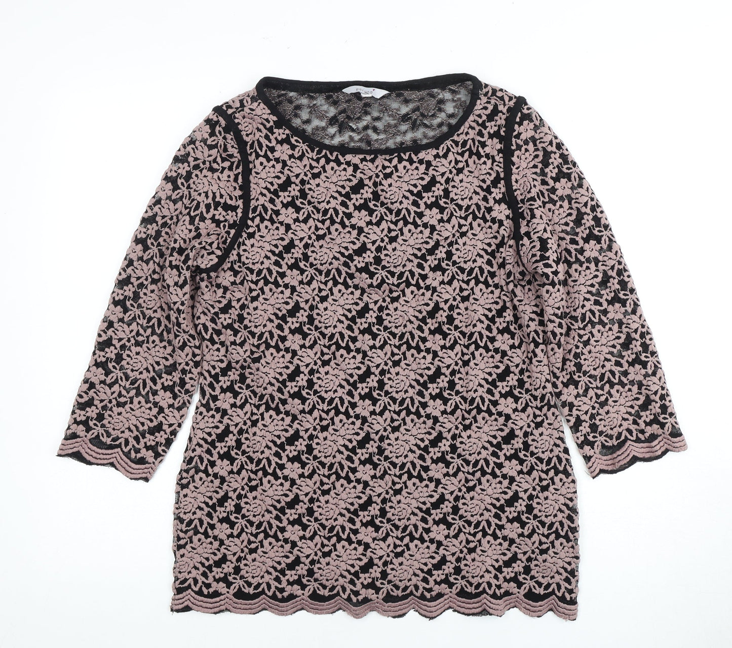 Womens UK Size 14 Per Una Pink Basic Blouse