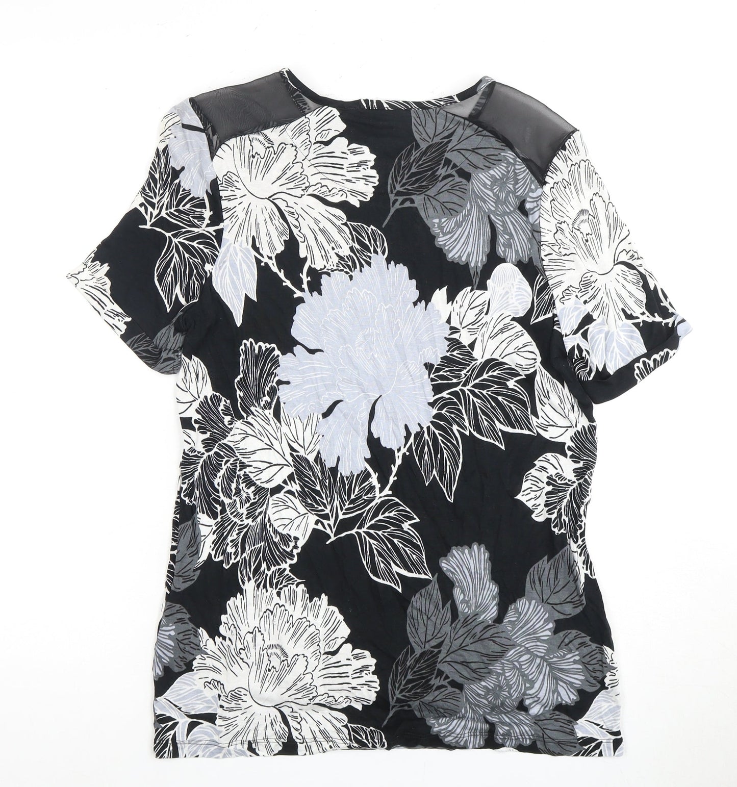 Womens UK Size 12 NEXT Black Basic Blouse