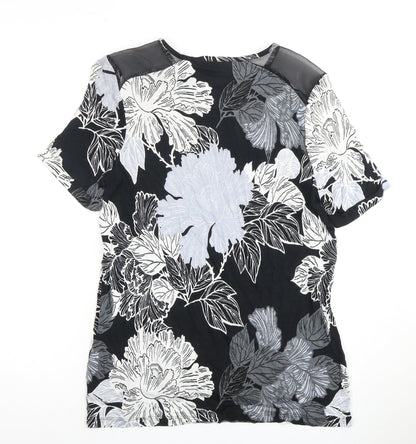 Womens UK Size 12 NEXT Black Basic Blouse