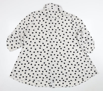 Womens UK Size 18 Julipa White Basic Button-Up