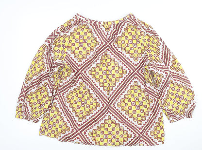 Womens UK Size 14 Marks and Spencer Multicoloured Basic Blouse