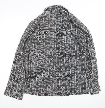 Chicosoleil Women’s S Geometric Double-Breasted Blazer