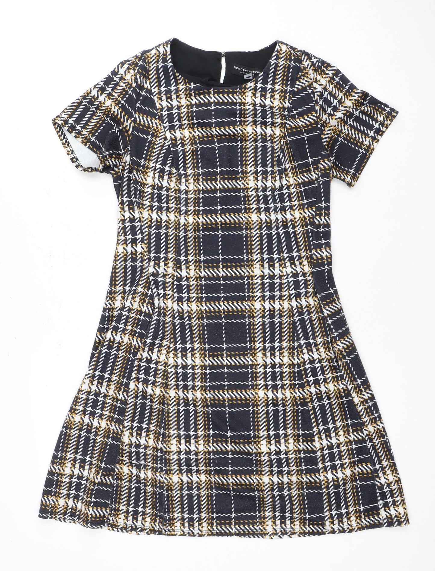 Dorothy Perkins Women's Multicoloured Size 10 Shift Dress