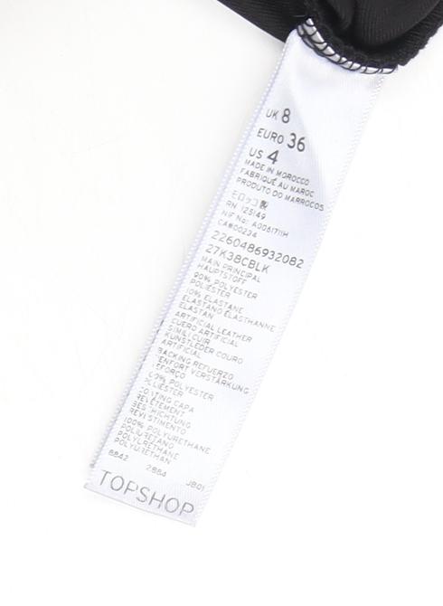 Womens UK Size 8 Topshop Straight & Pencil  Skirt