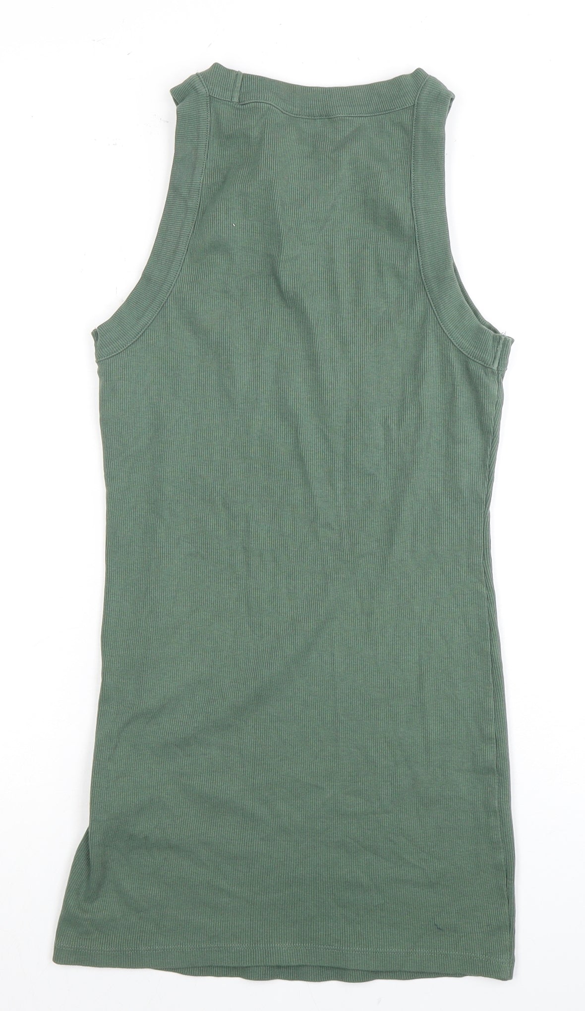 ASOS Women Green Tank Dress Size 10 Casual Sleeveless
