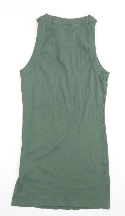 ASOS Women Green Tank Dress Size 10 Casual Sleeveless