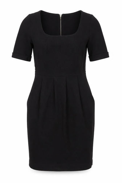 H&M Women's Black Knee Length Sheath Dress 6