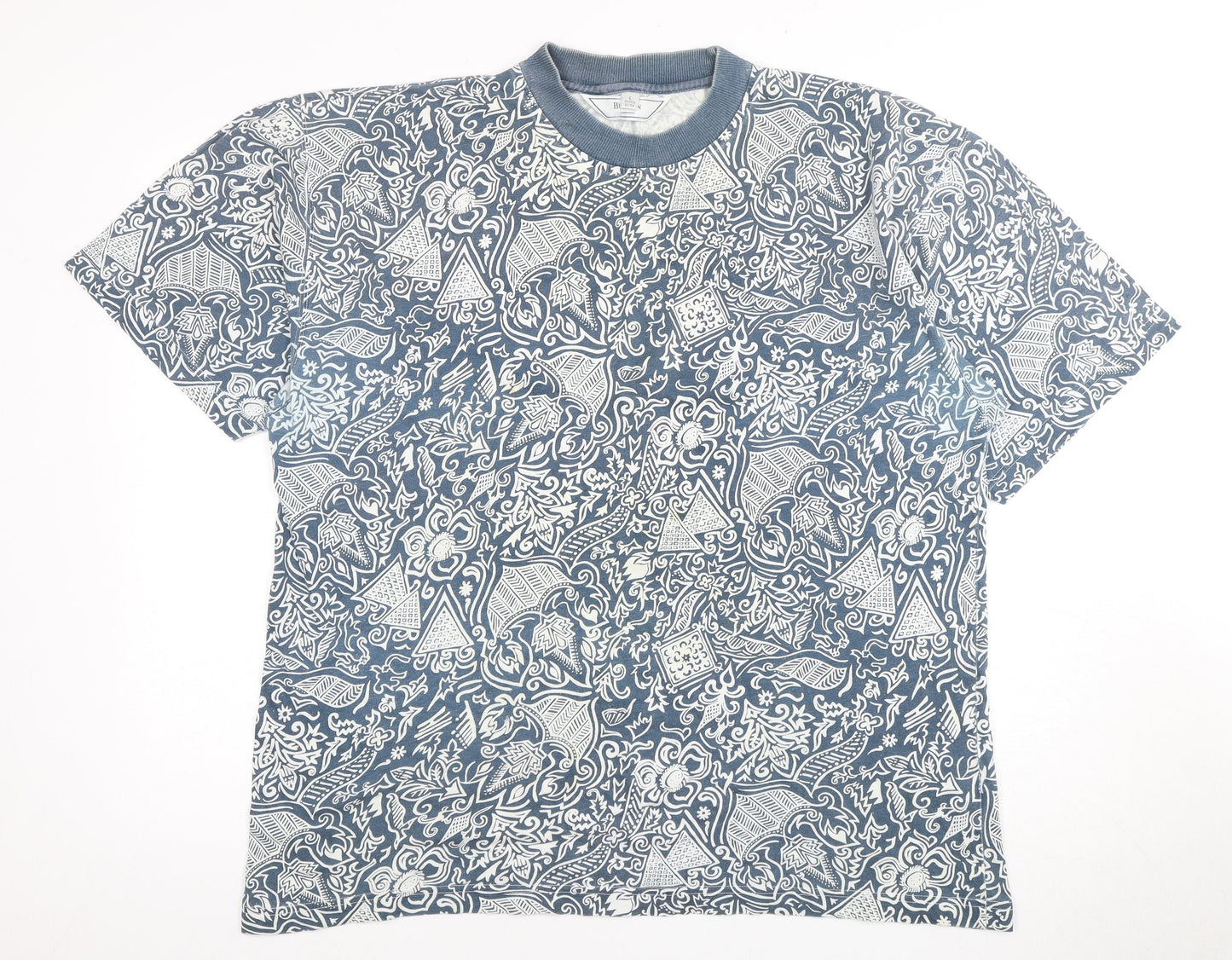 Mens UK Size L Burton Blue  T-Shirt