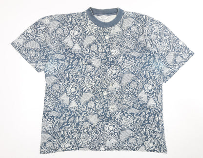 Mens UK Size L Burton Blue  T-Shirt