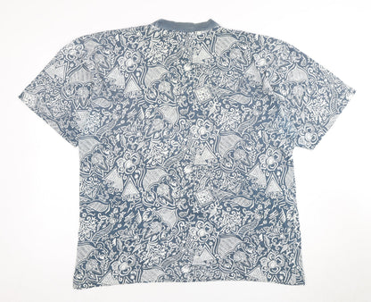 Mens UK Size L Burton Blue  T-Shirt