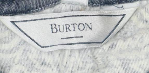Mens UK Size L Burton Blue  T-Shirt