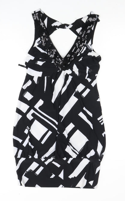 New Look Women's Black Size 8 Sleeveless Dress