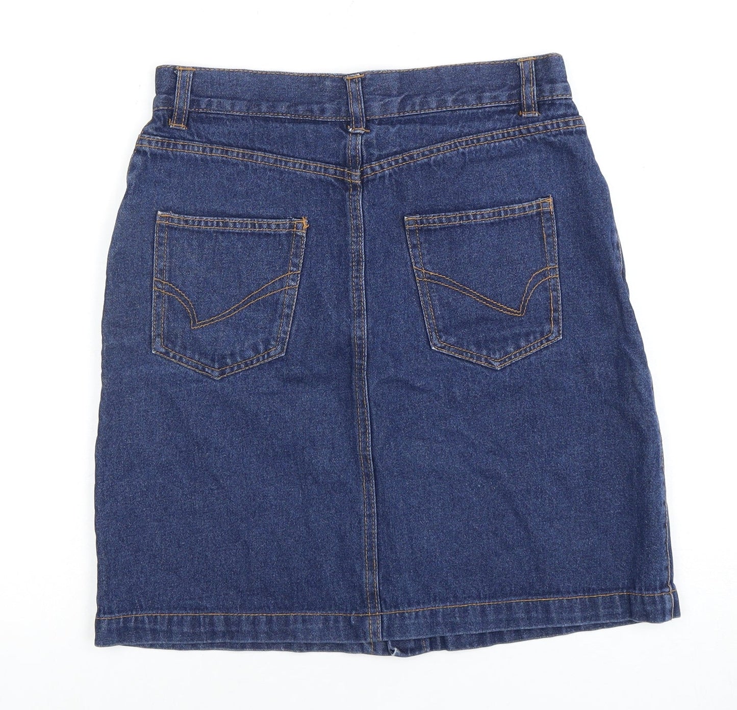 Only Women's Blue Denim Skirt Size 6 with Pockets