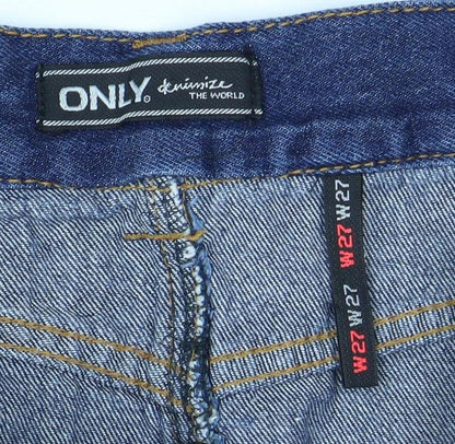 Only Women's Blue Denim Skirt Size 6 with Pockets