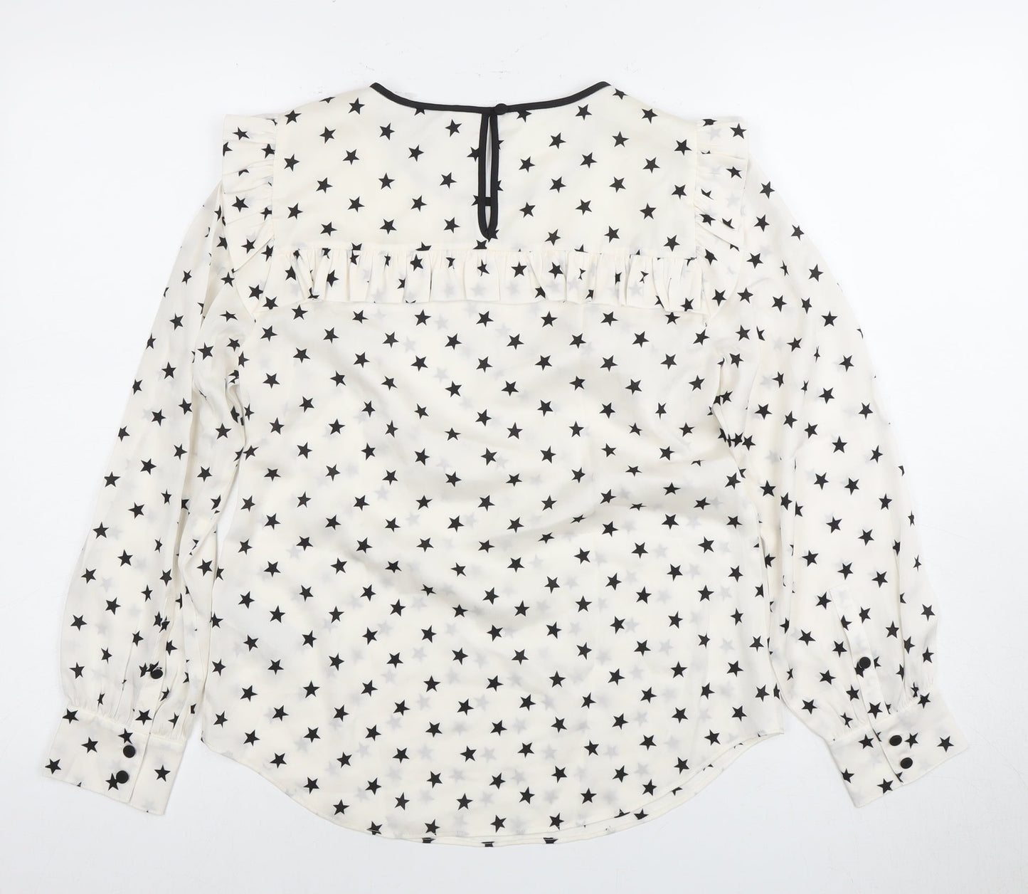 Womens UK Size 2 J.CREW White Basic Blouse