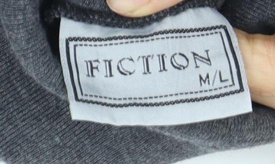Fiction Women's Grey Roll Neck Jumper, M, Autumn/Winter