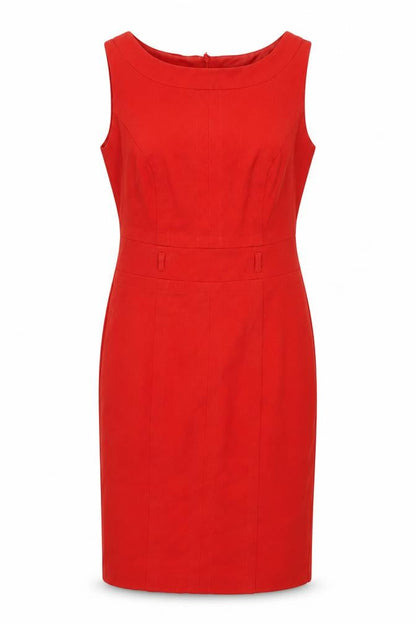 Marks and Spencer Women's Red Belted Dress Size 14