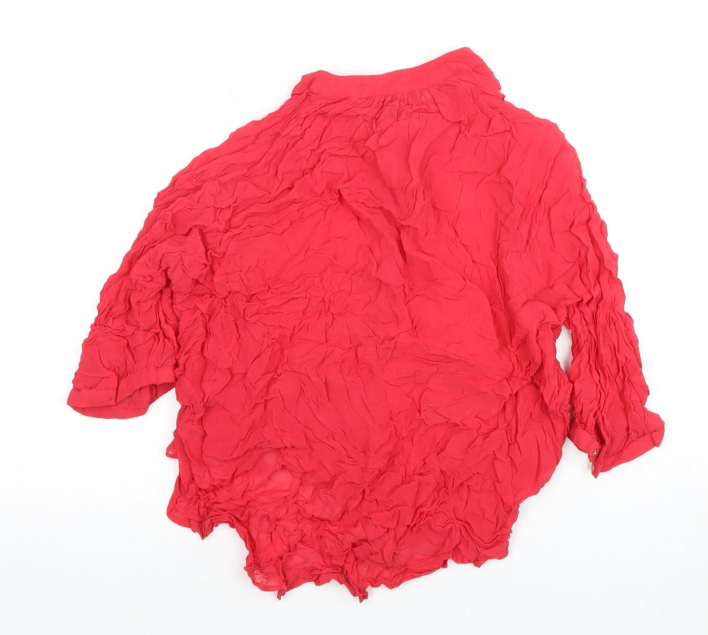 Next Women's Red Long Sleeve Blouse Size 18