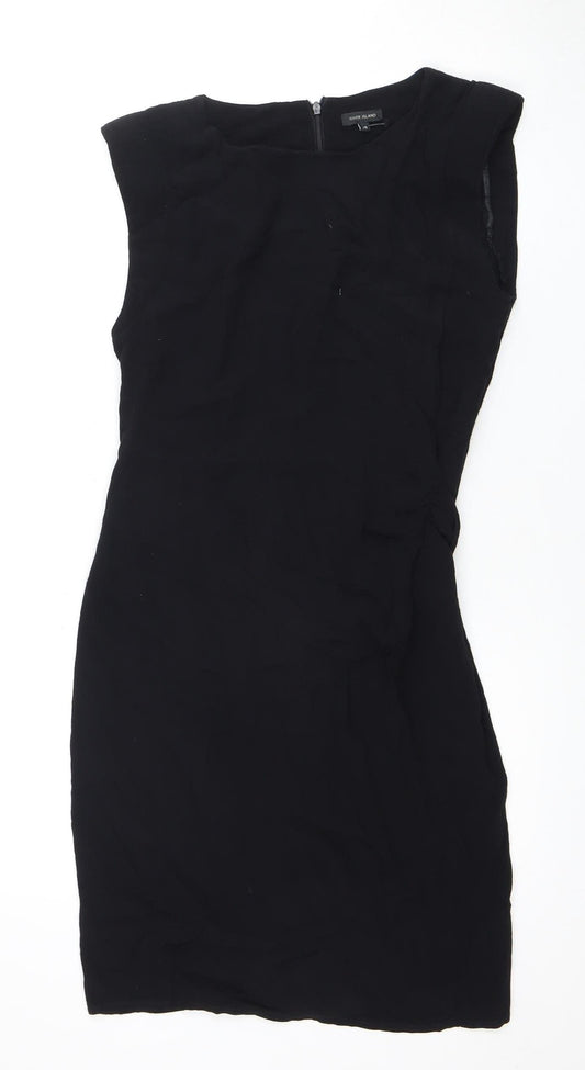River Island Women's Black Strapless Dress Size 10