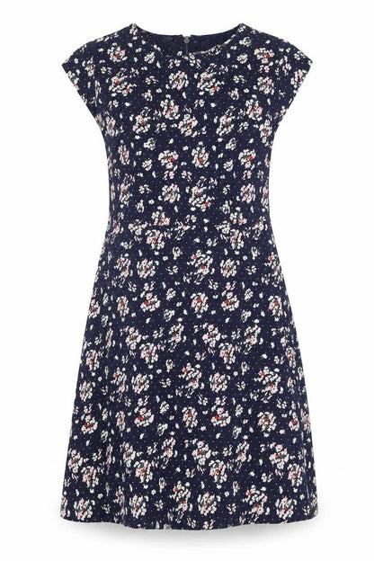 Louche Women's Multicoloured Floral Shift Dress Size 8