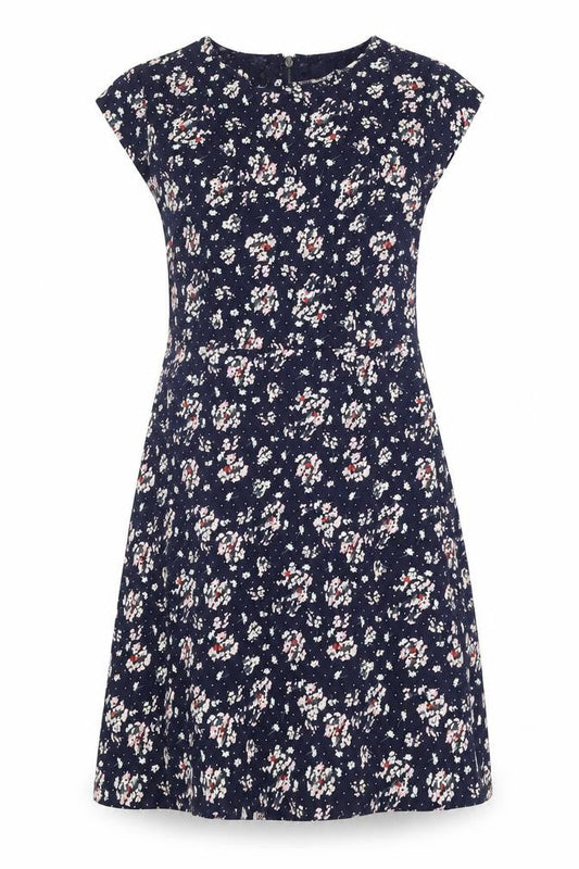 Louche Women's Multicoloured Floral Shift Dress Size 8