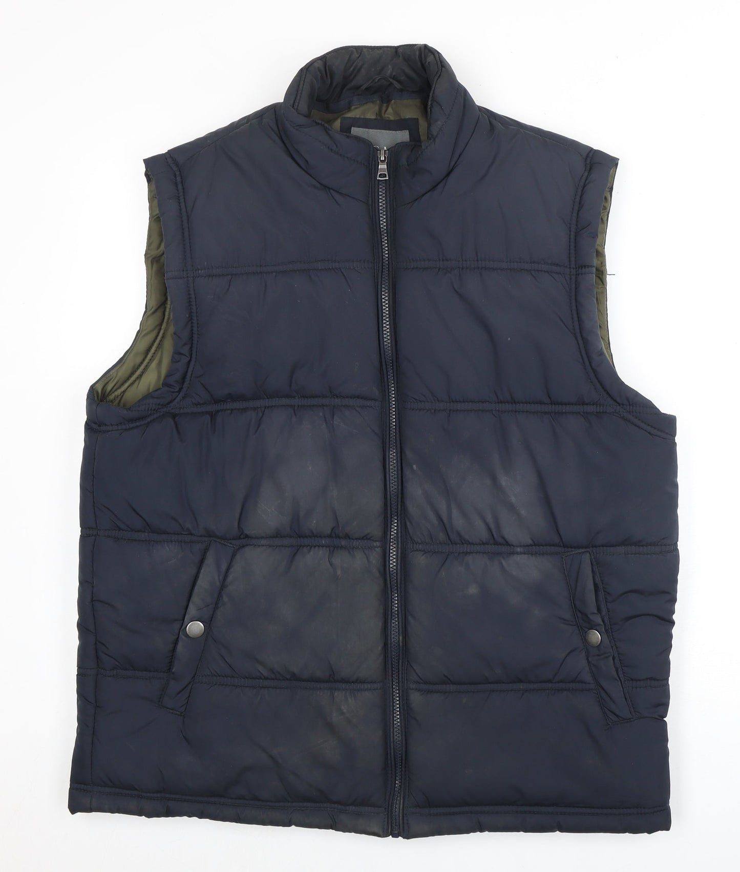 Mens UK Size L Marks and Spencer Blue Puffer Jacket