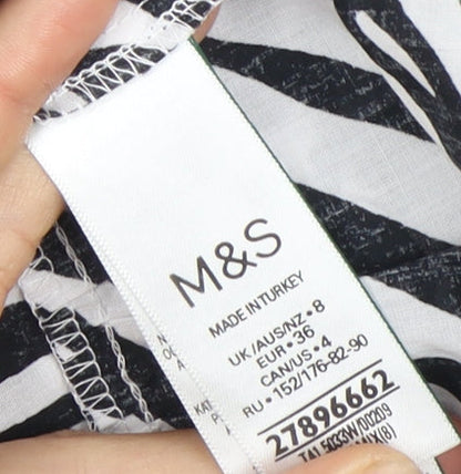 Womens UK Size 8 Marks and Spencer Multicoloured Camisole Tank