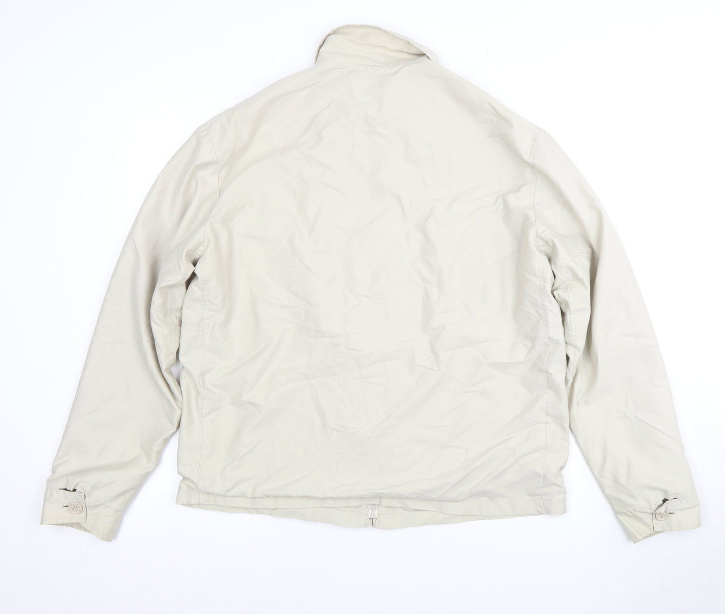 Mens UK Size M Petroleum Beige Basic Jacket