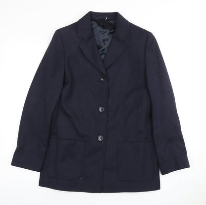 Next Women's Black Suit Jacket Size 8 Wool Blend