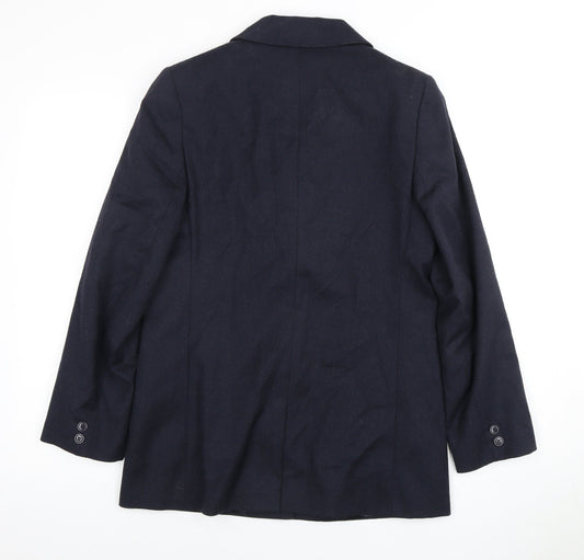 Next Women's Black Suit Jacket Size 8 Wool Blend