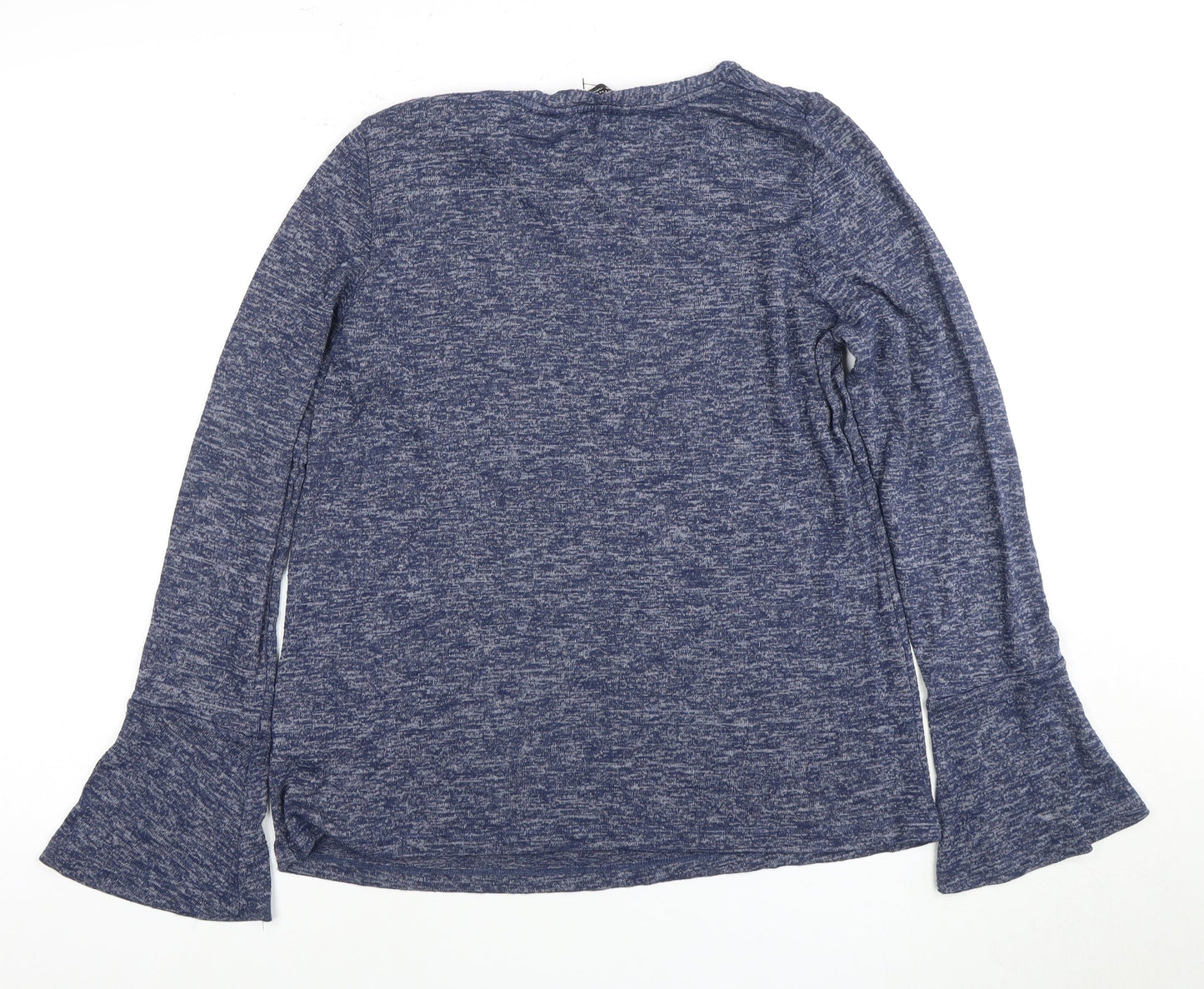 Dorothy Perkins Women’s Blue Flared Sleeve Top Size 14