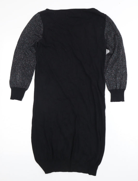 Next Women's Black Jumper Dress Size 8