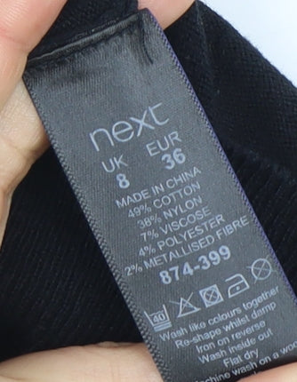 Next Women's Black Jumper Dress Size 8