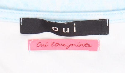 Oui Women's Multicoloured Jersey Dress Size 10